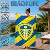 Asciugamano da Spiaggia in Microfibra con Stampa dello Stemma di Leeds, Morbido e Assorbente, Asciugatura Rapida, Ideale per Viaggi Estivi, Essenziale per la Spiaggia, Piscina