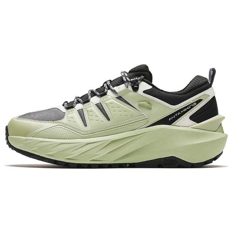 Anta Tanshan Comfortable Shock Absorbing Durable Low Top Running Shoes Men Sneaker Green Black 912345586-3 45