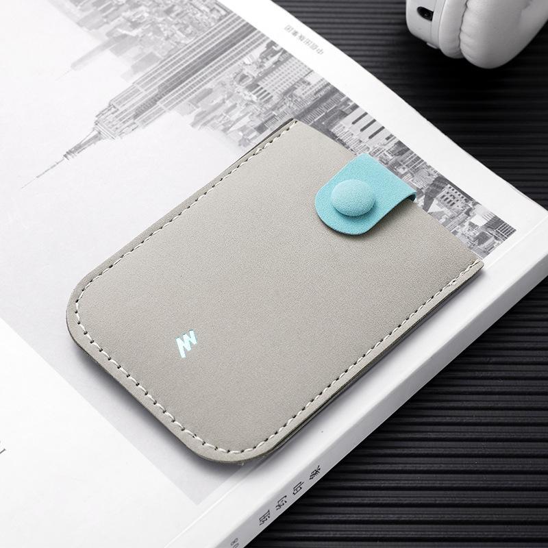 Slim Leather Card Holder Wallet – Compact, High-End, Large Capacity for Men & Women