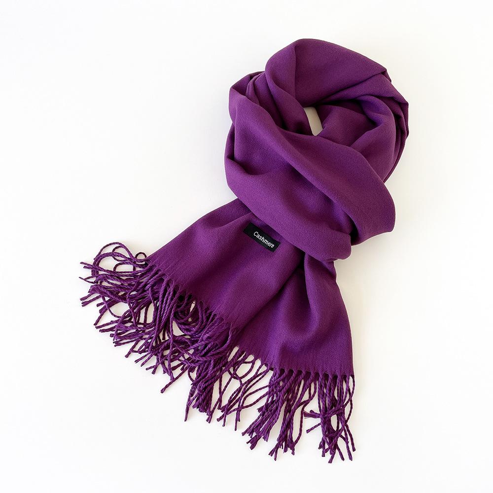 Multi-color imitation cashmere shawl scarf high-end fashion order versatile warm scarf women