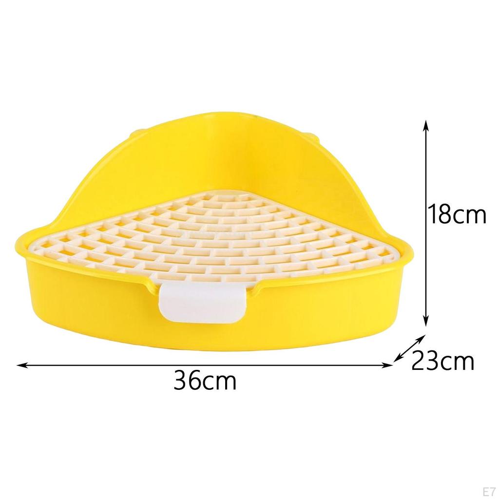Potty Trainer Bedding Box Indoor with Snap Fastener Easy To Cleaning Pet Toilet for Guinea Pig