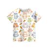 Kids Animal Print Crew Neck Short Sleeve Casual Loose Fit T Shirt Comfortable Lightweight Soft Fabric Suitable for Everyday Wear