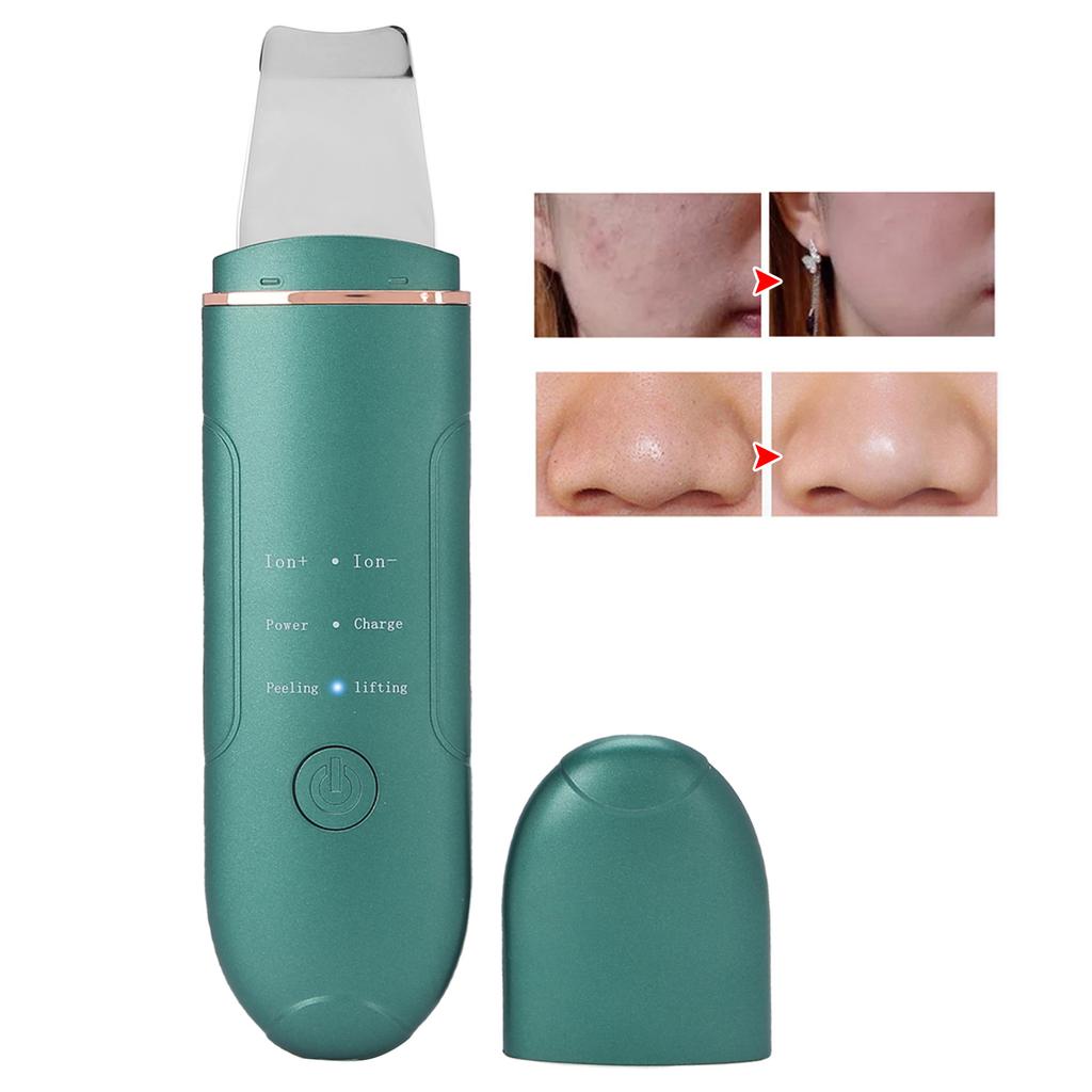EMS Ultrasonic Skin Scrubber Blackhead Pimple Removal Lifting Ion Pore Cleaner Machine