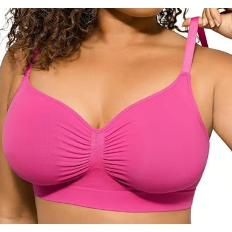 Plus Size Wireless Front Buckle Maternity Nursing Bra For Breastfeeding