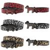 Y2K Leopard Print Rhinestone Dog Buckle Punk Women's Belt