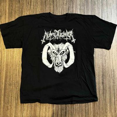 IN KONSERT Nunslaughter Band T-shirt Svart Unisex S-5XL ND888 Unisex T-shirt