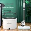 Meitianle Rotating Mop: Clean & Dirty Separation, Lazy Household Cleaning Tool, Durable Pole, Trending Item.