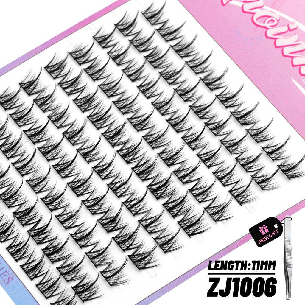 DIY Clusters False Eyelashes Clusters Extensions Individual Lashes Cluster Natural Segmented Eyelashes Bundles
