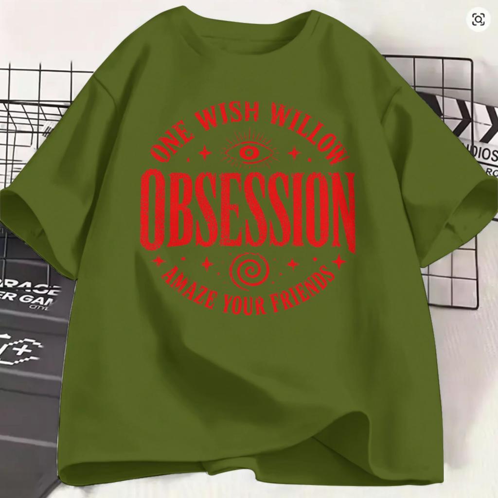 Unisex T-Shirt Obsession Film 2026 Coole reine Baumwoll-T-Shirts Kurzarm Ein Wunsch Weide T-Shirts Rundhals Kleidung 4xl 5xl 6xl