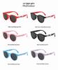 Faltbare polarisierte Sonnenbrille im koreanischen Stil für Kinder - Bequemes, rundes Gestell für Jungen und Mädchen