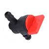 3x 1/4 In-Line  Shut-off Valve Fuel Gas Petcock For Motorcycle Engine For