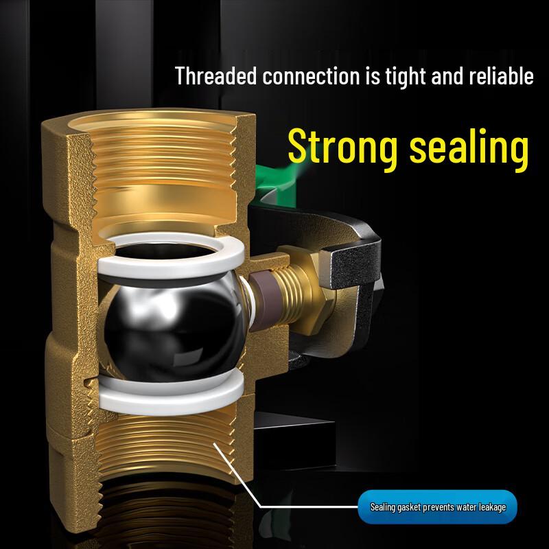 Hangshi Two-Piece Brass Ball Valve