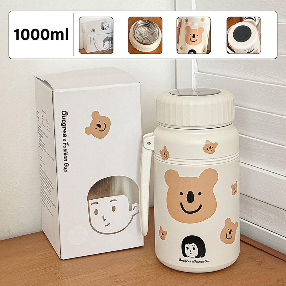 

с ремешком для руки вакуумная чашка с нескользящим дном чашка для кофе и чая для студенческой пары подарки STYLE A-WHITE