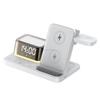 JEDI Folding2026 3 in 1 Wireless Charger Station with Alarm Clock & Ambient Light