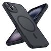Luxury Frosted Phone Case For iPhone 16 15 14 13 12 11 Pro Max Plus 17 Air For Magsafe Matte Transparent Magnetic Cover
