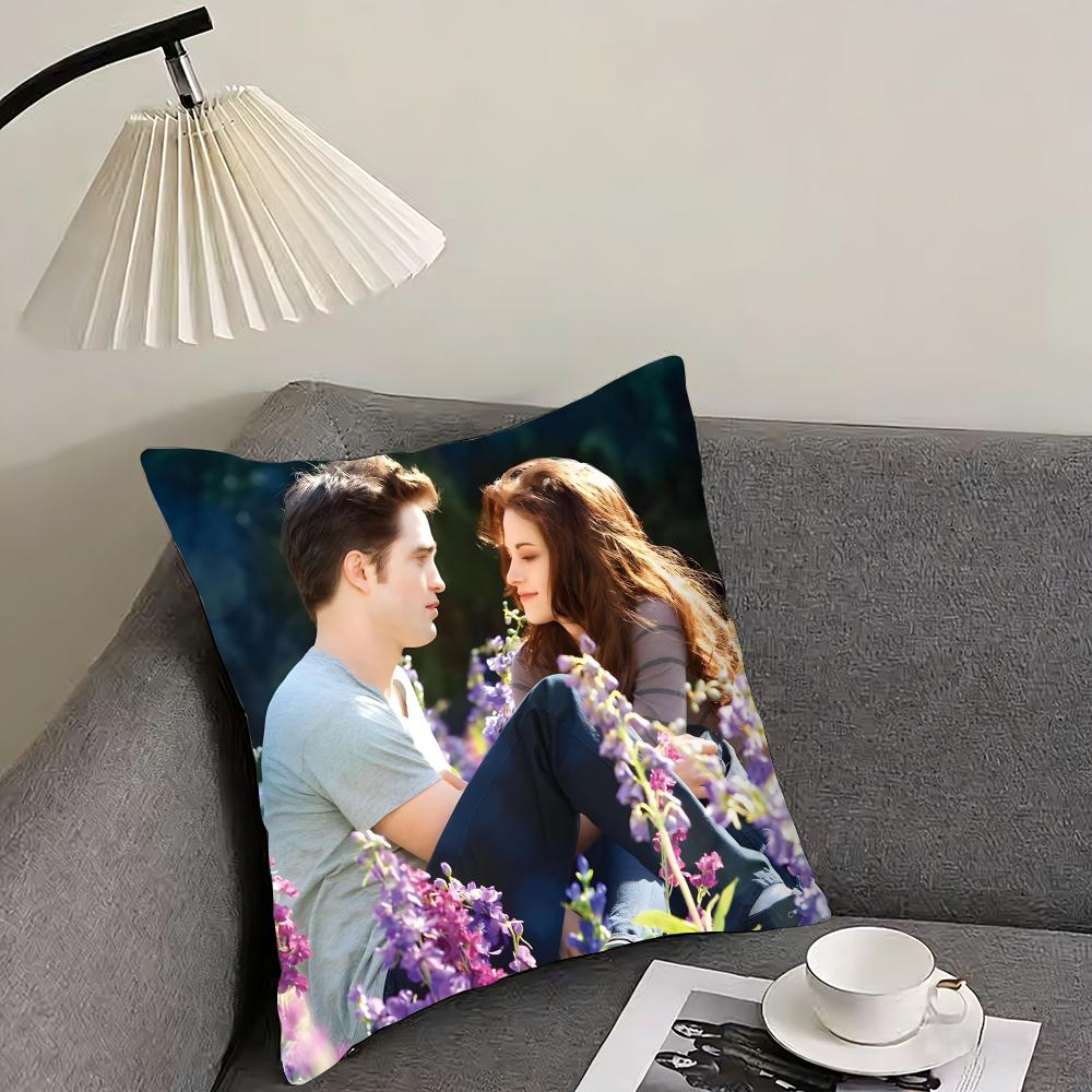 T-Twilight Movie Cushion Cover Pillowcase Ultra Soft Skin Friendly Fabric Cloud Like Comfort & Concealed Zipper