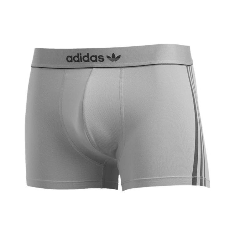 Adidas Originals Lightweight Sports Quick-Dry Boxer Briefs Moisture-Wicking Breathable Men Underwear Gray 4A6M51-201