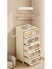 Multifunctional Storage Cabinet for Bedroom & Living Room: Bedside Table, Snack, Toy, Book & Clothes Organizer