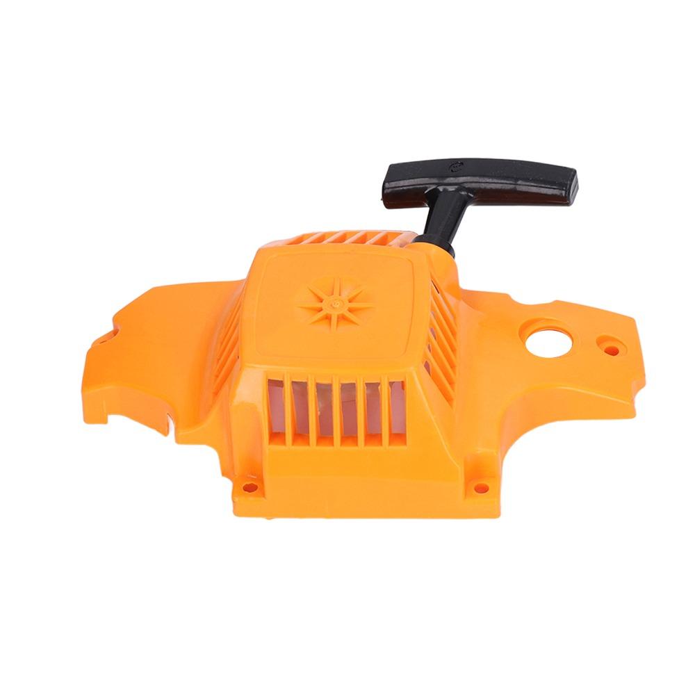 Universal Chainsaw Pull Starter Plastic Recoil Pull Starter for Mcculloch 335 338 435 440 for Partner 350 351 for Poulan 3314
