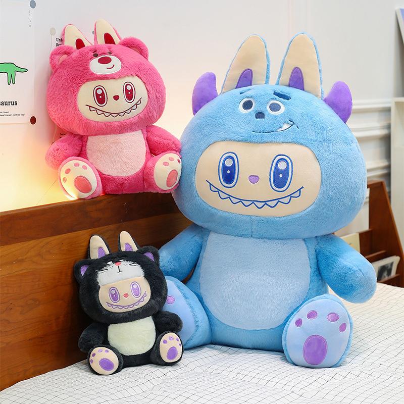 28/35cm Cute Anime Figure The Monsters Transformation Series Labubu Plush Doll
