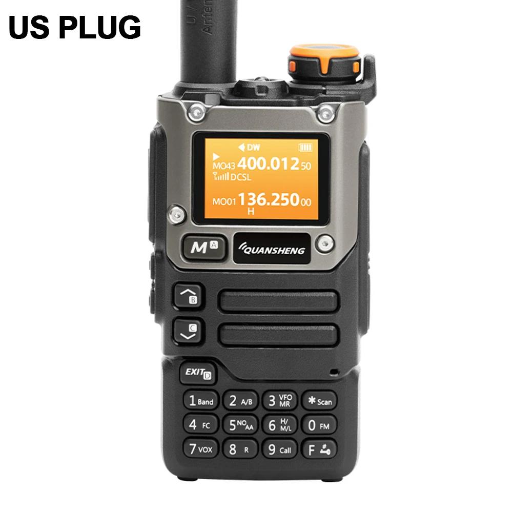 UV-K58 Multi-Band Transceiver Wireless Frequency 2 Way CB Radio Air Band Radio Walkie Talkie Scrambler NOAA Communicator Device