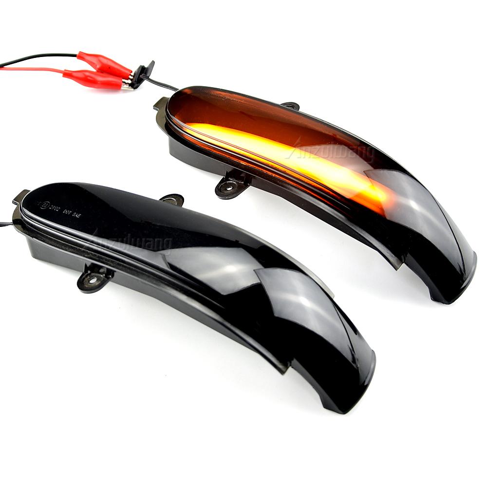 2x Blinker LED dynamisch Seitenblinker mit Rauchglas passend für Ben-z E-Klasse W211 S211 2002-2007