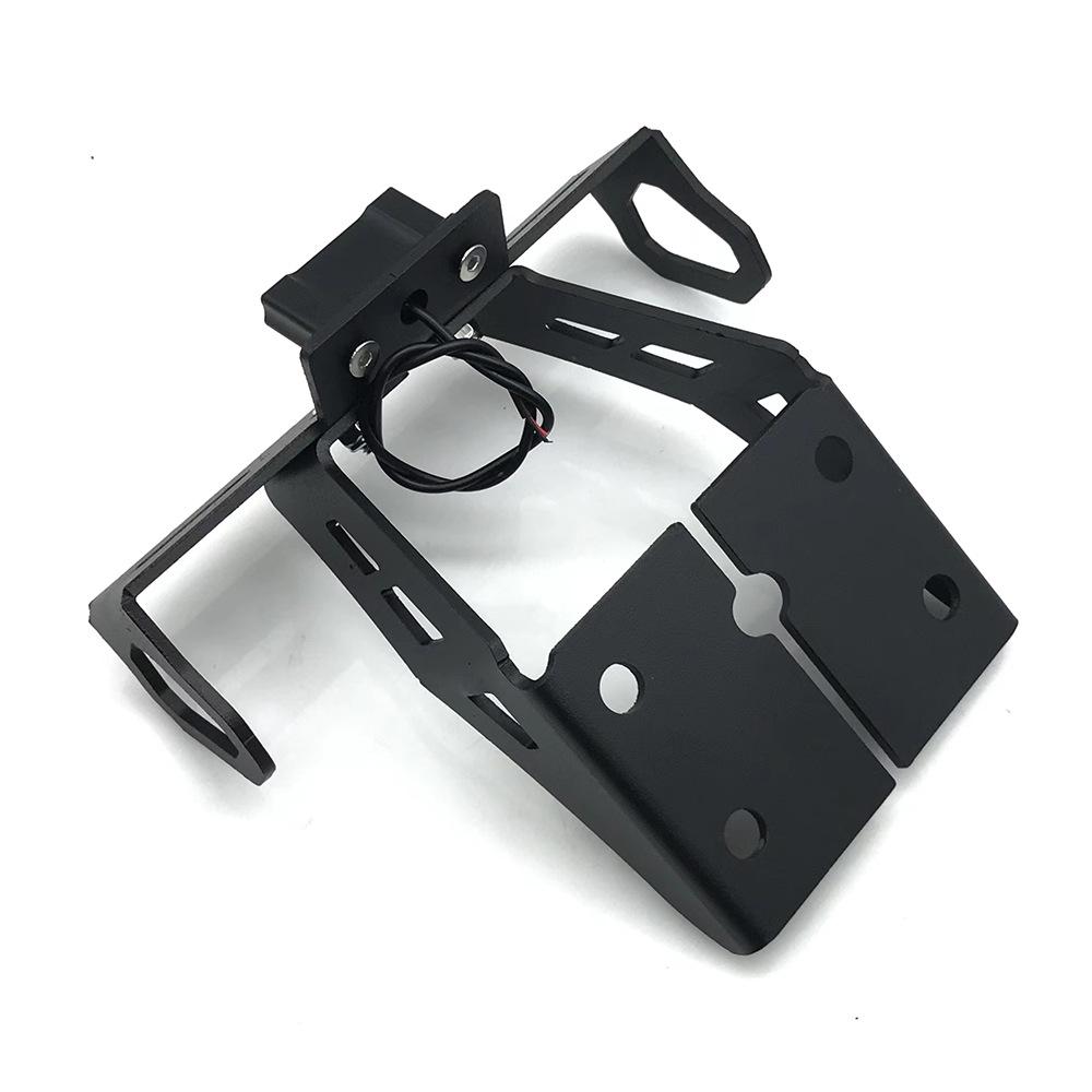 

Motorcycle With LED Light License Plate Holder Tail Tidy Accessories For SUZUKI Gixxer 150 SF 250 SF250 Gixxer250 2020 2021 чёрный