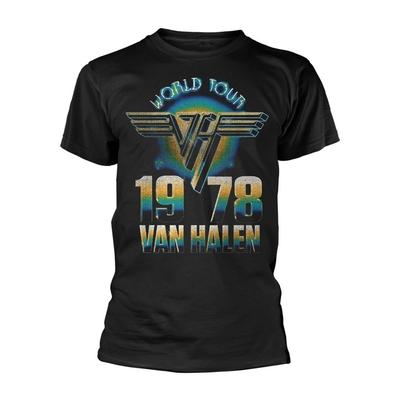 Černé tričko Van Halen 'World Tour 78' - NOVÉ