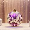 2025 Cross Border New Ink Style Christmas Ball, Sparkling Powder and Hand Drawn Christmas Ball Decoration Window Pendant