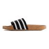 adidas Adilette Cork Slide Black Women Sneakers Core-Black Footwear-White Gum BA7211
