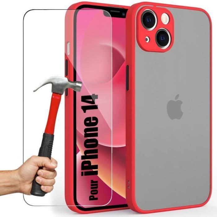 Coque - BOOLING - Pour iPhone 14 - Silicone - Ultra Fine - 2 Verres Trempés Offerts