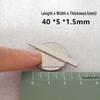 N52 Super Strong Neodymium Iron Boron Magnet, Rectangular 25x30x100mm, Permanent Magnetic Steel Sheet.