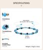 Evil Eye Crystal Beads Bracelet, Handmade String Adjustable Wristband, Amulet Protection Good Luck Bracelet For Women