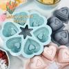 Silicone Heart Cake Mold Nonstick Tray For Baking Brownies Chocolate Cupcake Suitable For Holiday Family Celebration Desserts