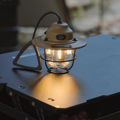 Schnurlose Campinglampe, tragbar, Hängeleuchte, Outdoor, Retro-Zeltlicht, Heimatmosphäre, Laterne