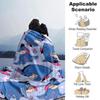 Eeyore Friends Flannel Blanket Super Soft Warm Cozy Blanket For Sofa Bed Office Travel Allseason Home Decor Gift