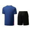 Li Ning Badminton Series Color Block Elastic Drawstring Sports Badminton Competition Casual Sports Suit Unisex Sportswear Deep-Navy Black AATU025-4