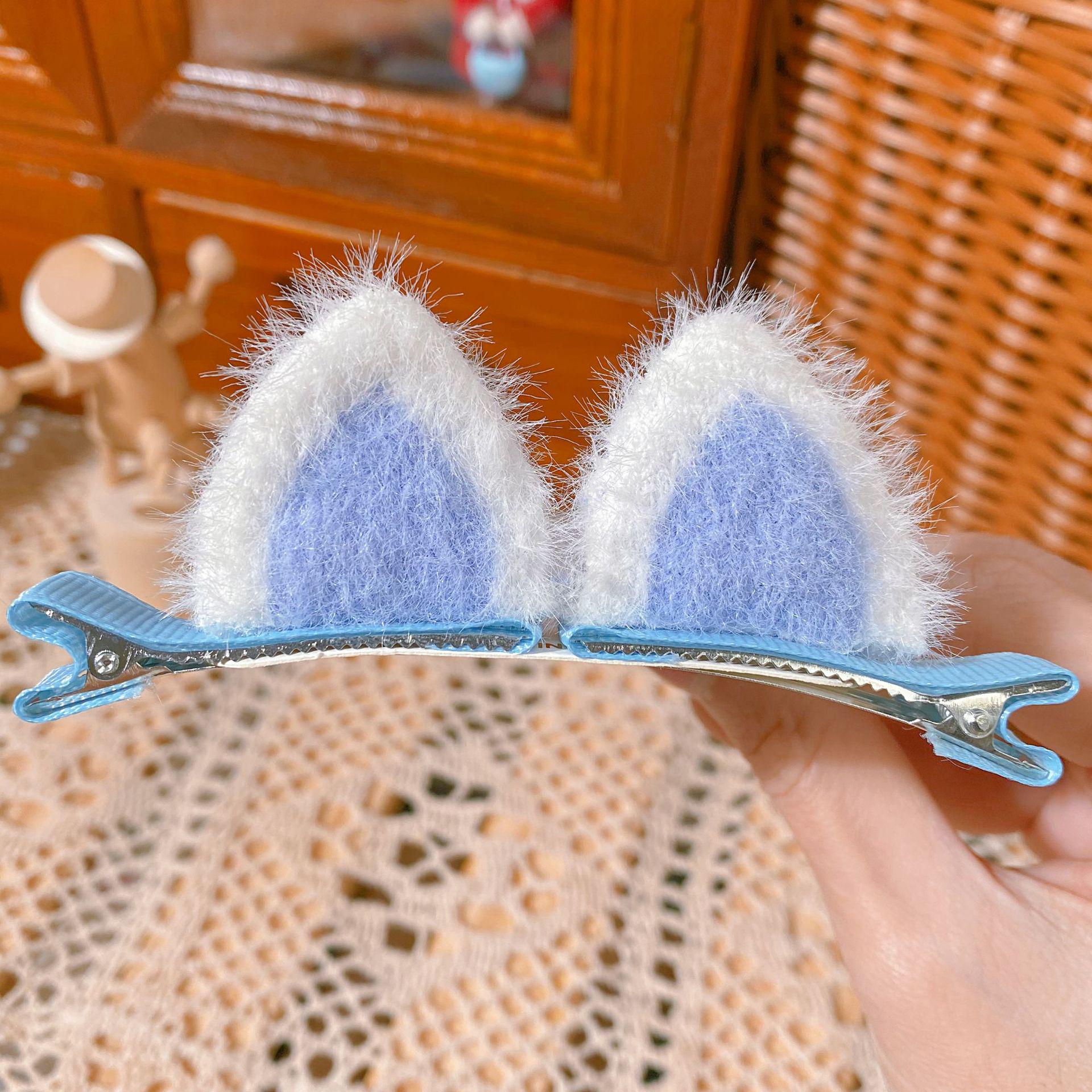 

Christmas Cute Bunny & Panda Ear Hair Clips for Girls - Adorable Duckbill Bang Clips