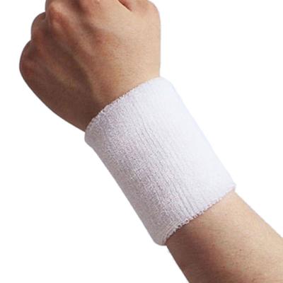 1Pc Wristband Light Weight Reusable Cotton Yarn Unisex Sports Tennis Badminton Sweatband