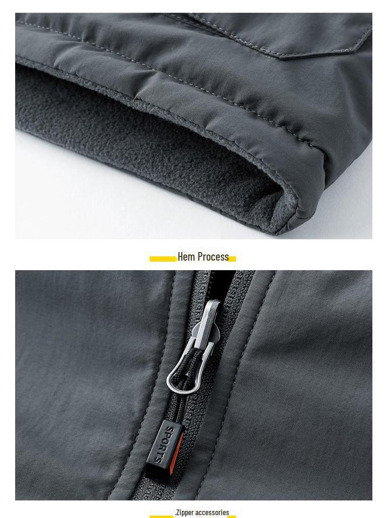 Herrväst med dubbelsidig design och flera fickor: Trendig sammetsväst för höst & vinter.