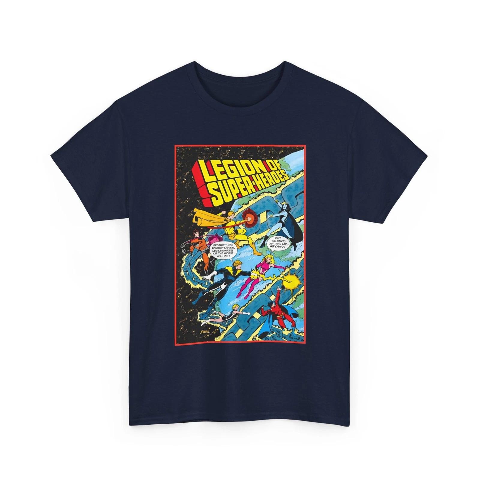 Legion of Super-Heroes T-Shirt - George Perez Art - Lightning Lad - DC Comics XXL