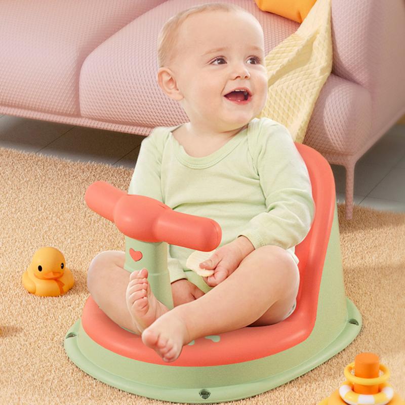 Draagbare Douchestoel voor Baby's Waterdicht Antislip Stabiel Badrek voor Pasgeborenen Peuters Jonge Kinderen Badkamer Baden Groei Benodigdheden