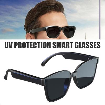 Bluetooth-compatible Smart Sunglasses with Open Ear Audio Voice Control Hands-Free Rechargeable