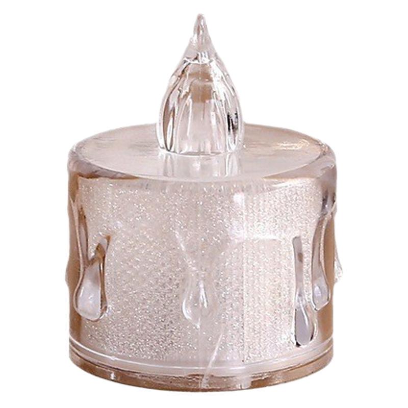 LED Simulated Electronic Candle Night Light: Dormitory & Bedroom Decoration, Atmosphere Prop, Desktop Ornament.