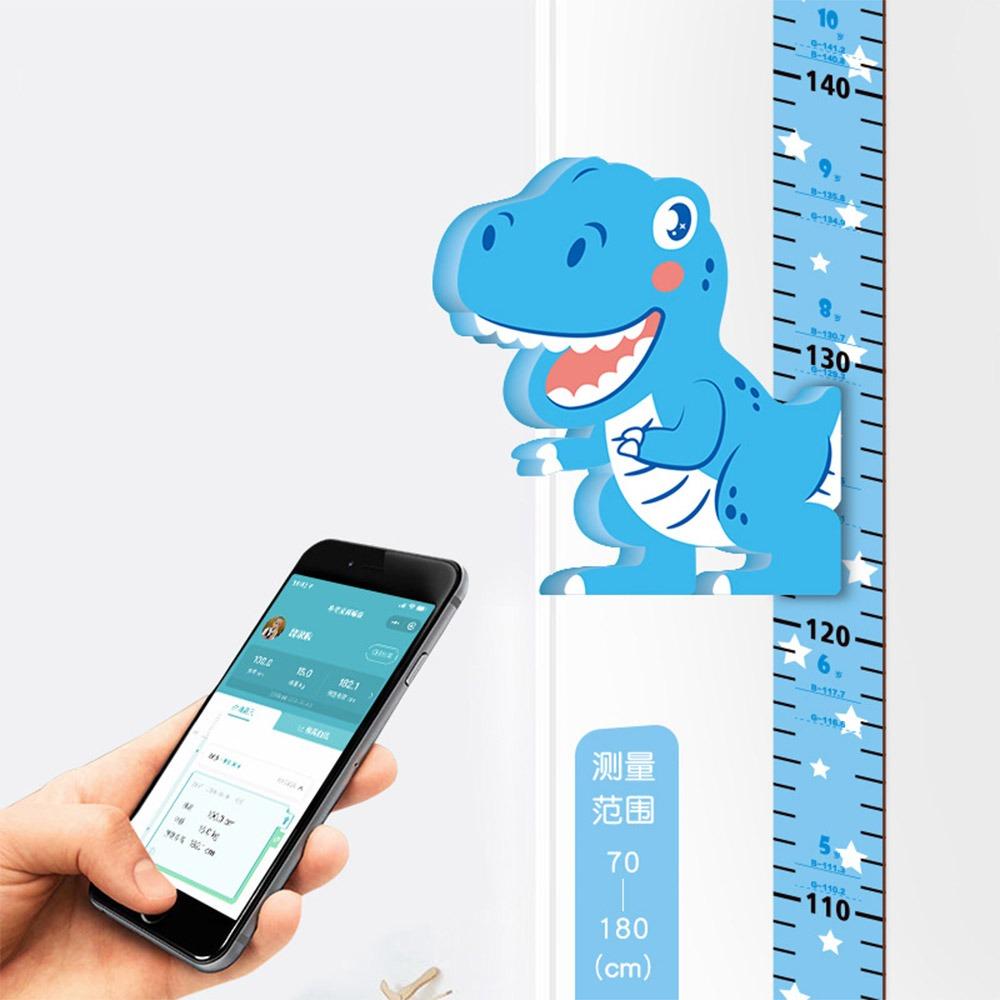 Self-adhesive Height Measuring Ruler Animal Magnetic Wall Sticker for Children