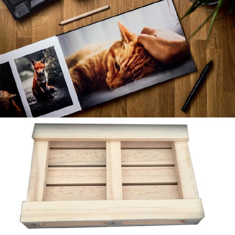 Premium Wood Beverage Coaster Natural Wooden Pallet Coasters for Bars Restaurant