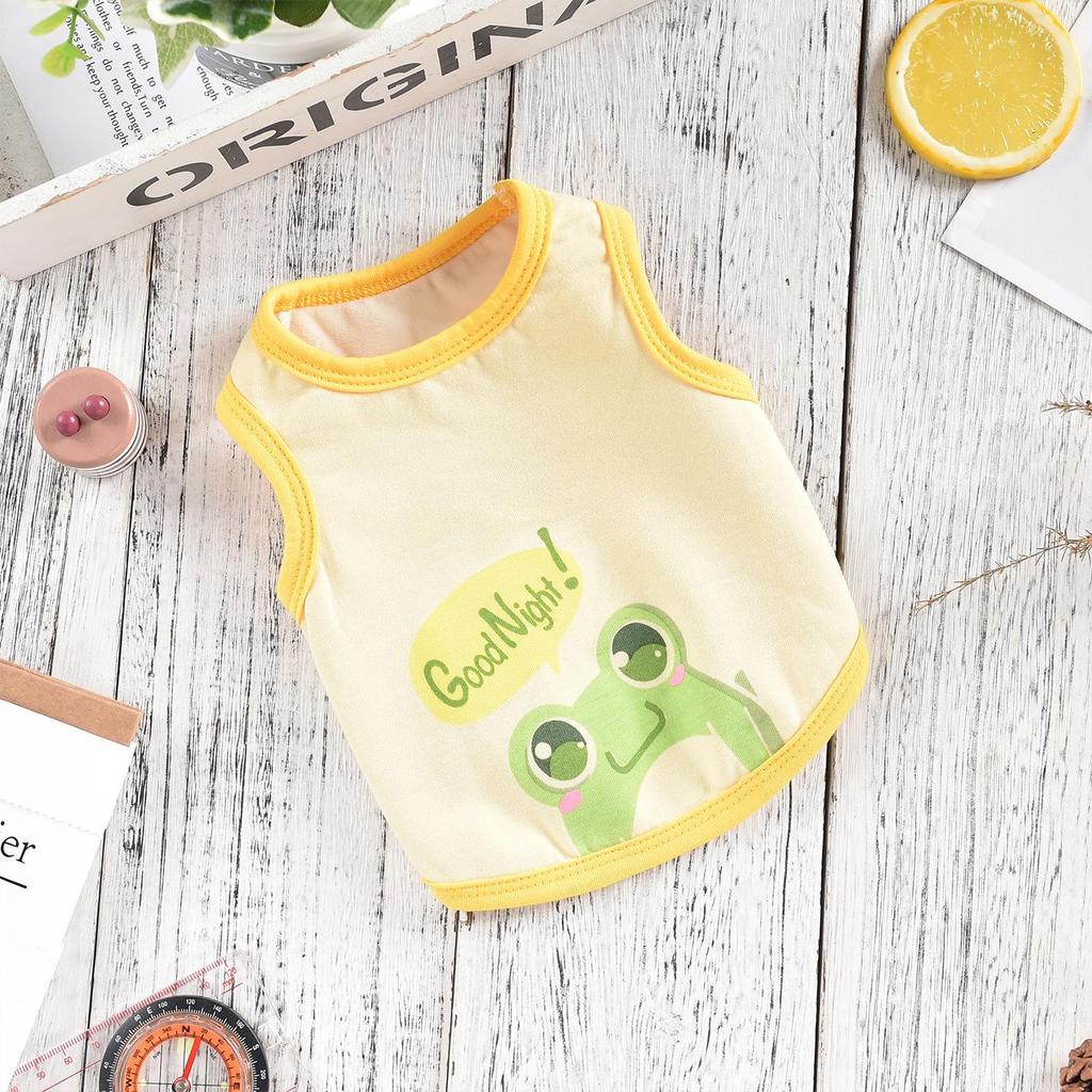Cartoon Vest for Small & Medium Dogs: Spring & Summer Pet Apparel for Shiba Inu, Bichon Frise, Corgi