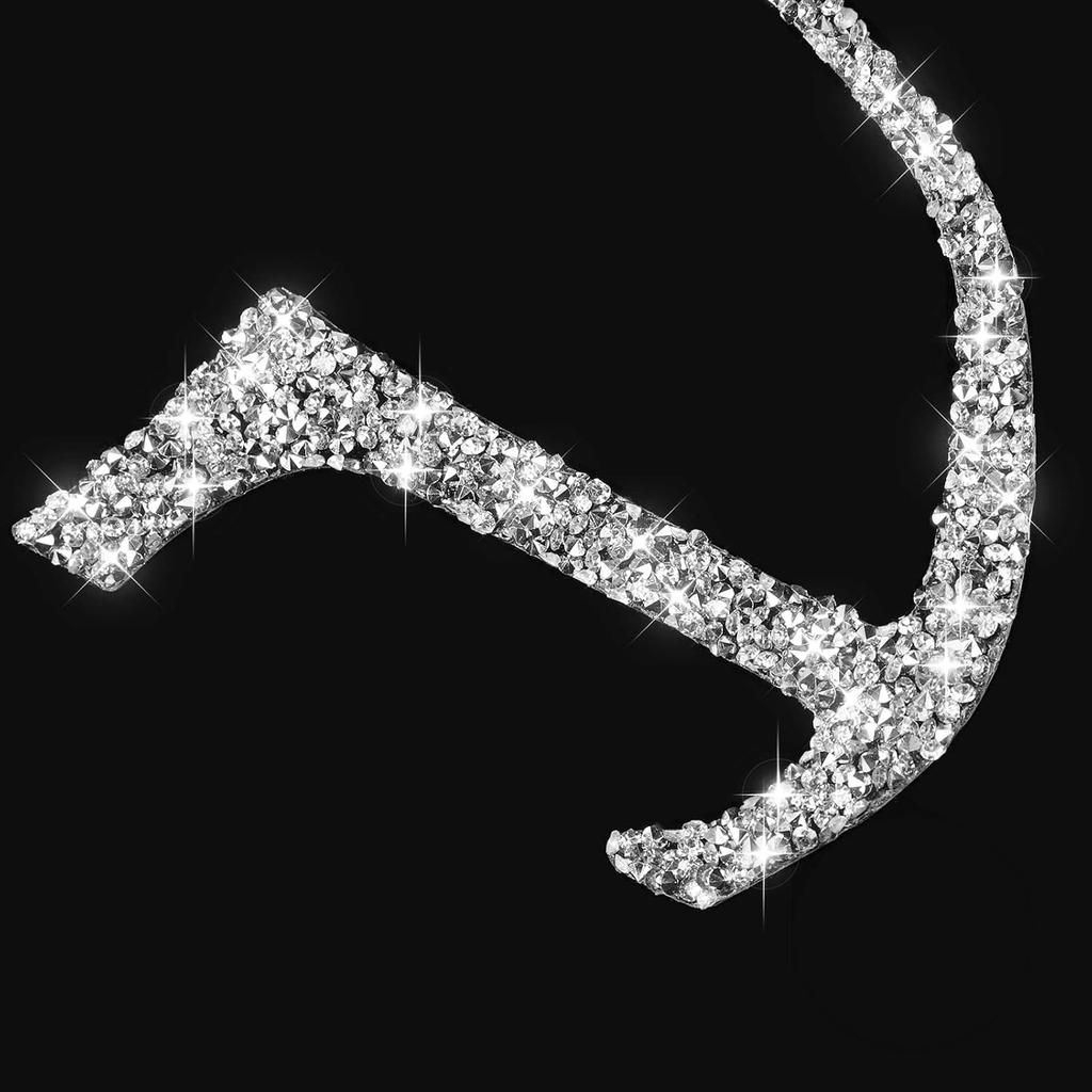 Toworldit Interior Accessories Bling Crystal Rhinestone Steering Wheel Dashboard Decoration Cover Trim Sticker Compatible with Dodge Challenger 2015-