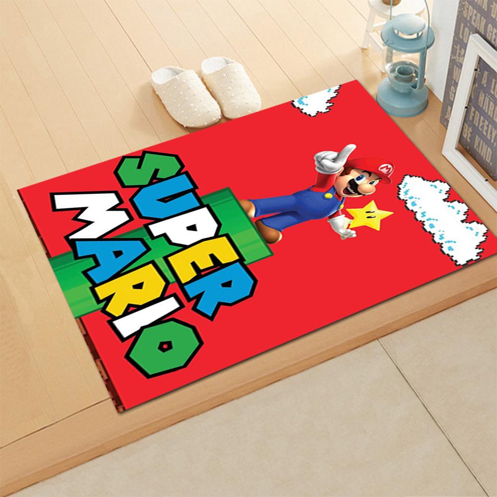 Super Mario Adventure for Living Room Rug, Bedroom, Study Room, Hallway Decoration, Perfect for Home Decoration or Holiday Gifts