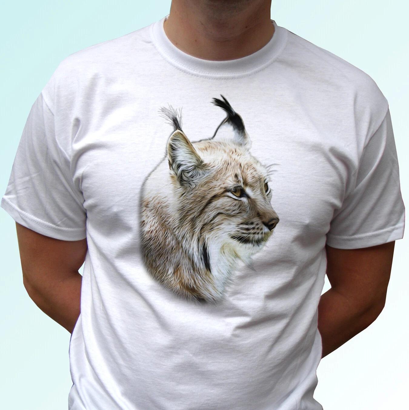 

Lynx kids boys T-Shirt tee top bobcat animal wild cat gift s s kids baby sizes 130